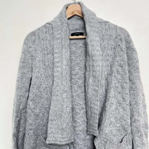 Talula Womens XXS Nubby Textured Popcorn Knit Open  Front Shawl Cardigan Sweater - Picture 3 of 11